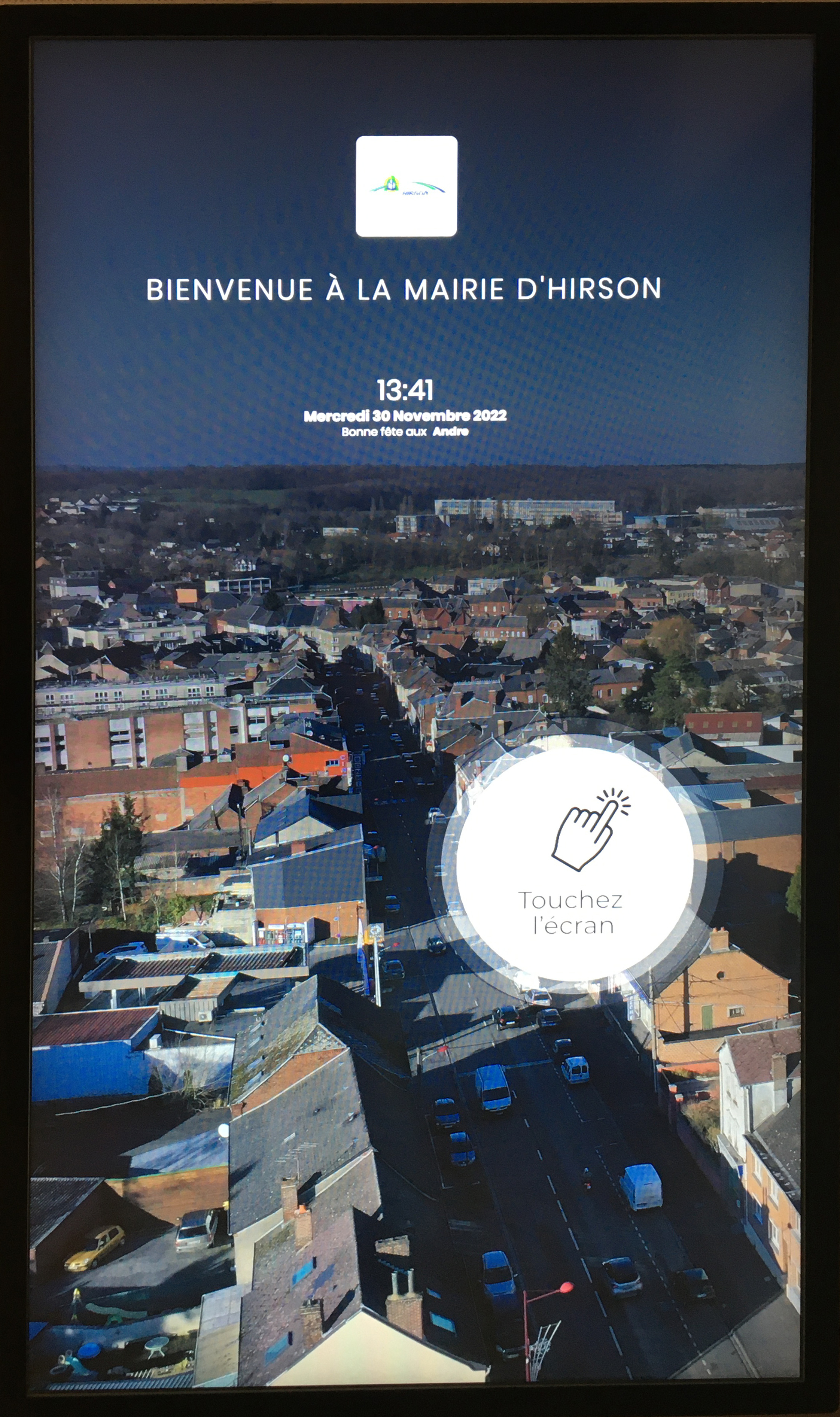 Une borne interactive.