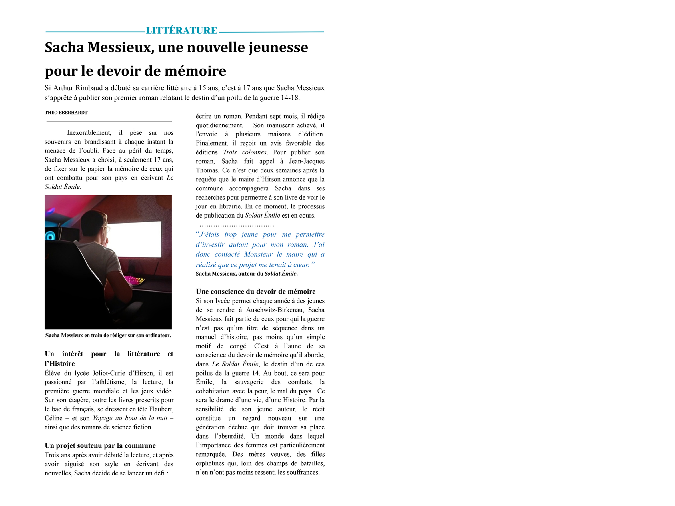 POUR ALLER PLUS LOIN :