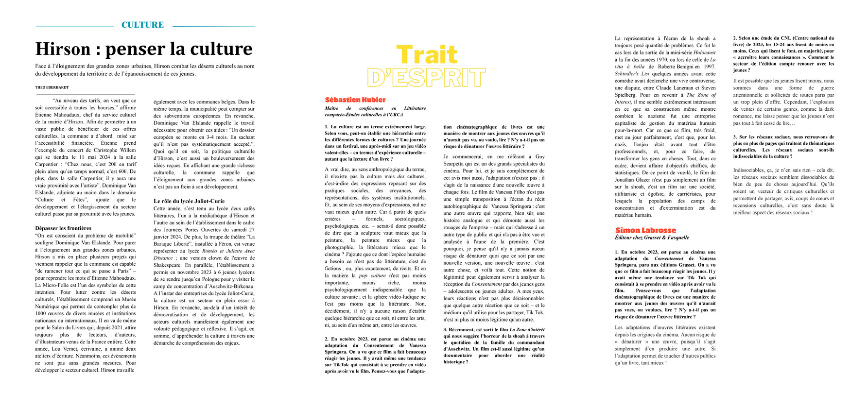POUR ALLER PLUS LOIN :